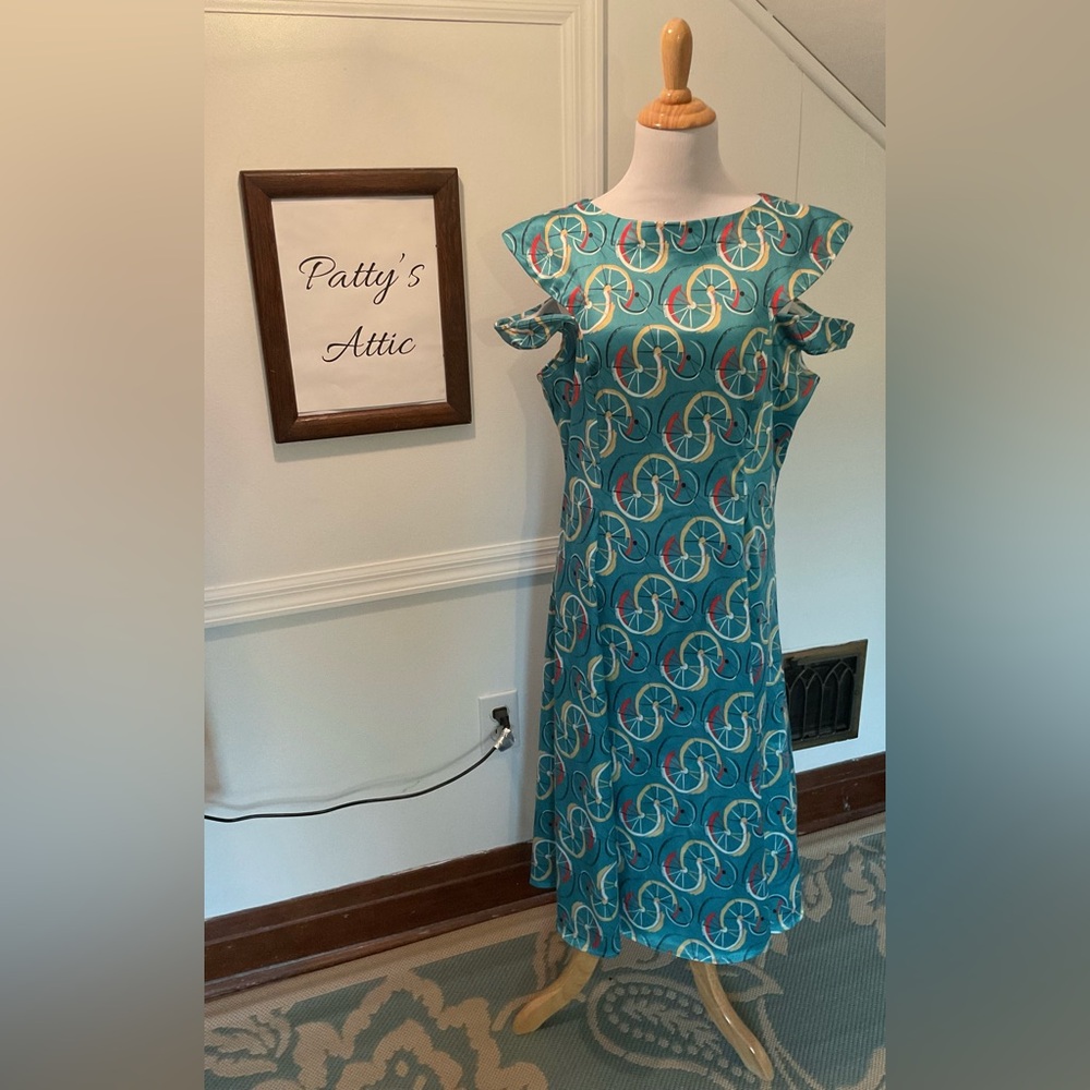 Tatyana Vintage Looking Bicycle Dress